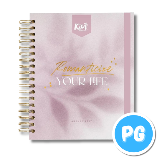 Agenda Diaria Kiut Premium con Caja 2027 Azul Rey