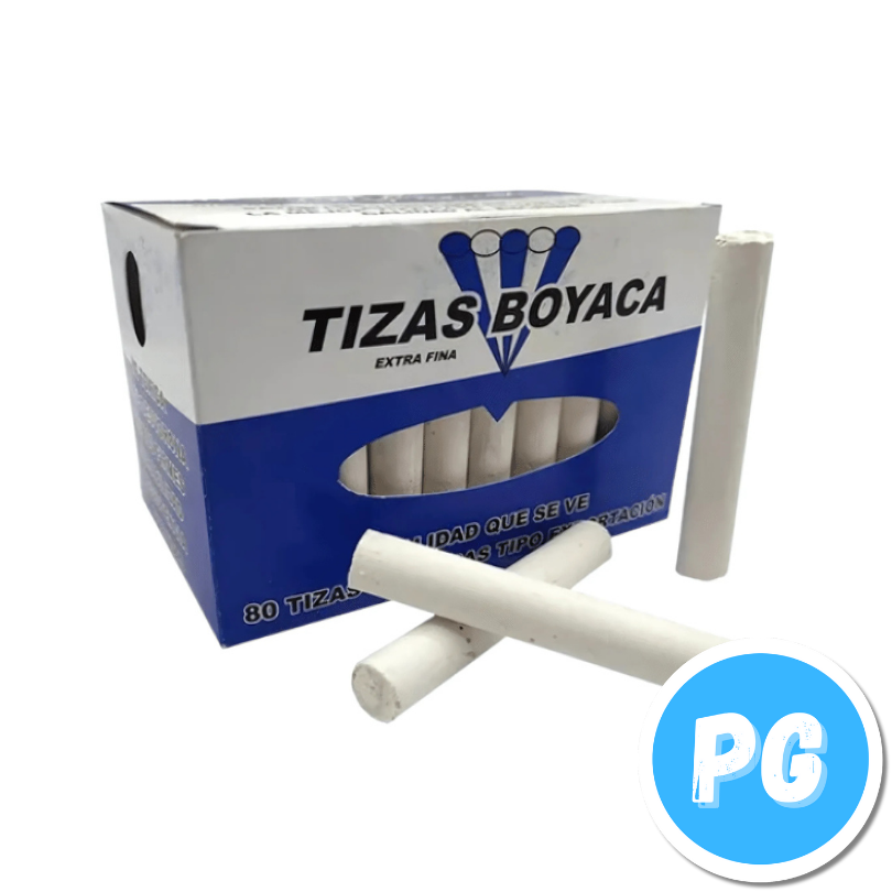 Caja De Tiza Blanca Para Tablero Por 80 Unidades