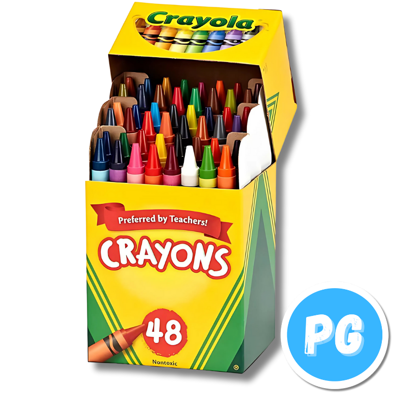 Paquete Creyon Crayola x48 Unds Redondas