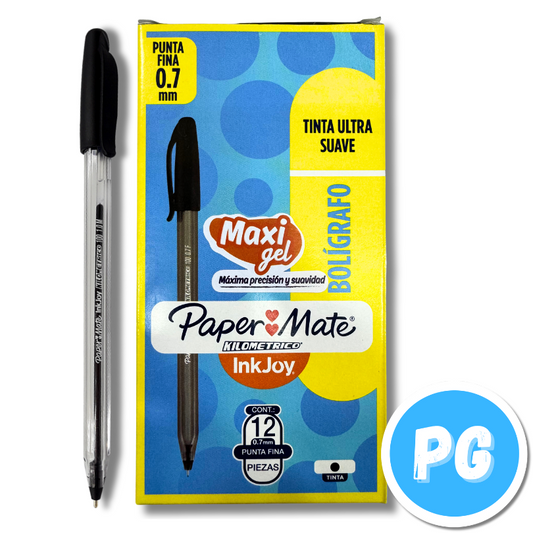 Esfero Kilometrico 100 Unidad Negro de Tapa