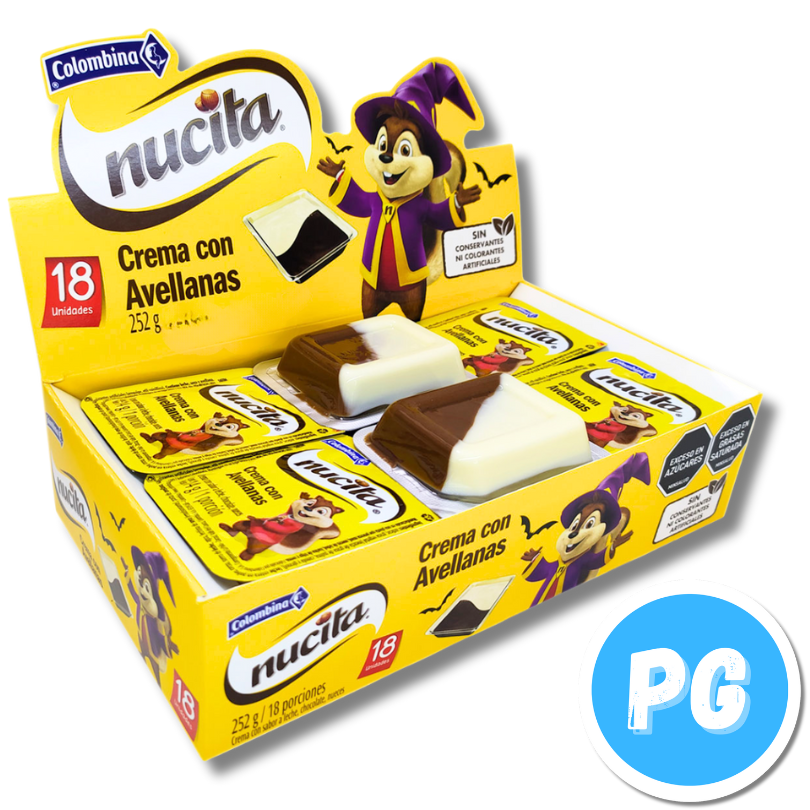 Caja Crema Nucita con Avellana x18 Unds