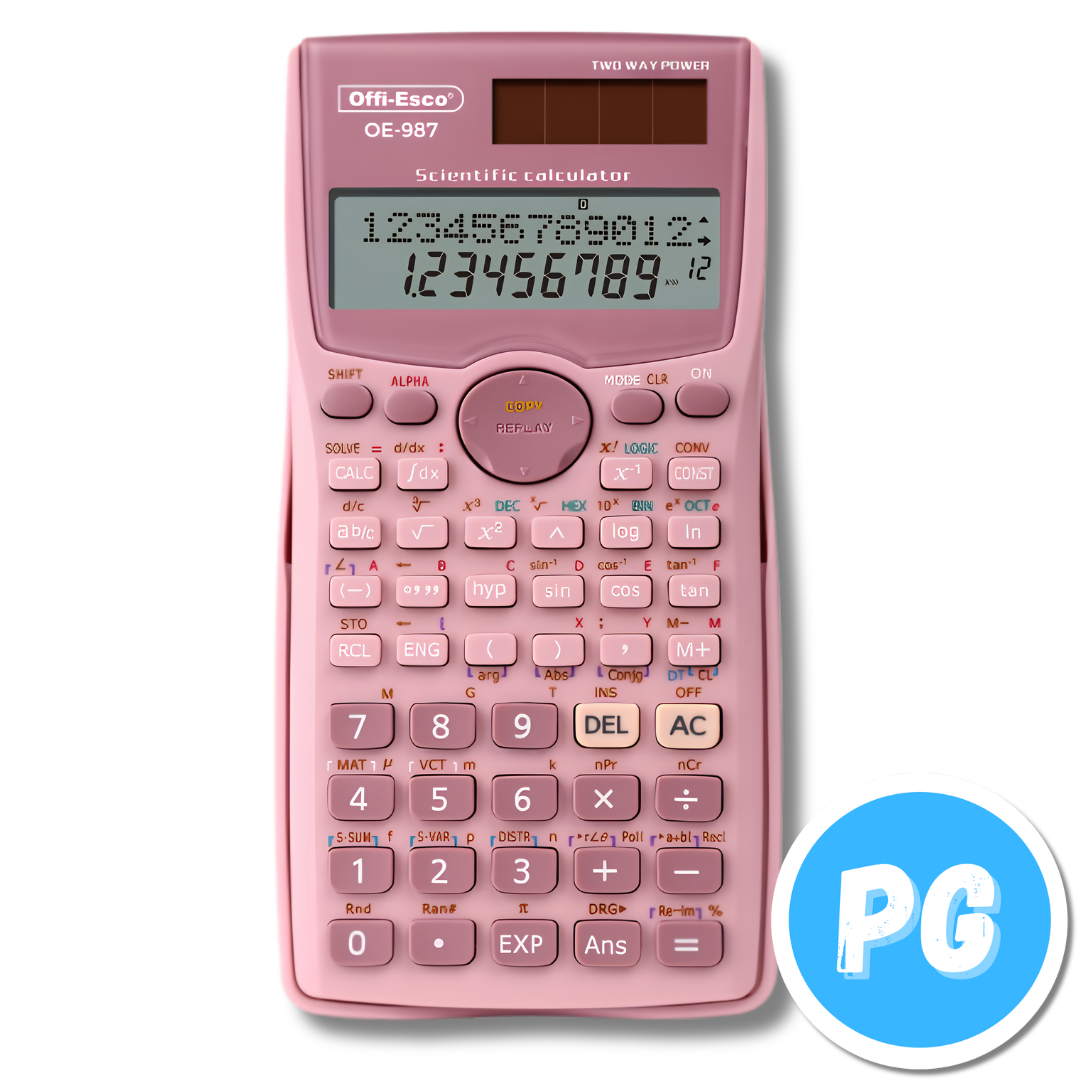 Calculadora Cientifica Offiesco OE-987 401 Funciones Azul