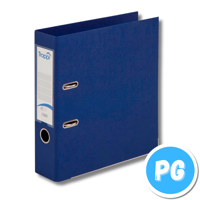 Carpeta AZ Troppi 2 Argollas Carta Azul