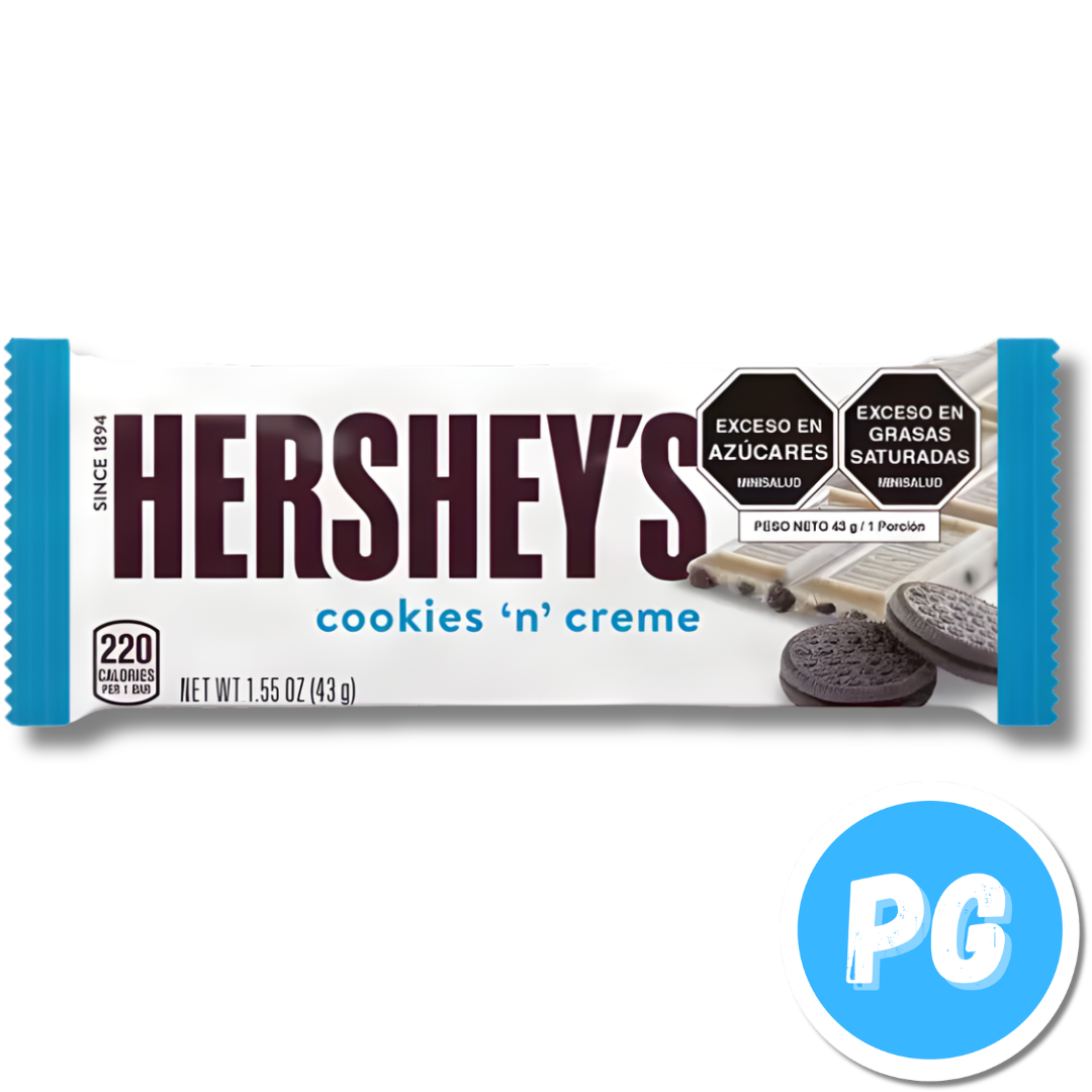 Caja Chocolatinas Hershey's 43 gramos x12 Unds Cookies and Cream