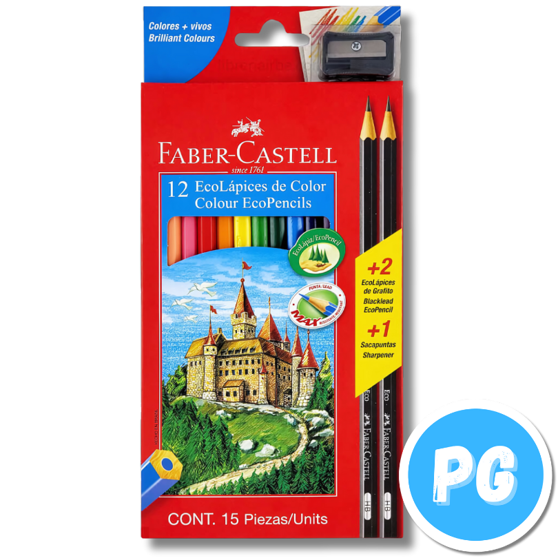 Caja Color Faber Castell X12 Unds Unipunta Kit