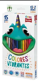 Caja Colores Scribe 4mm x15 Unds Unipunta