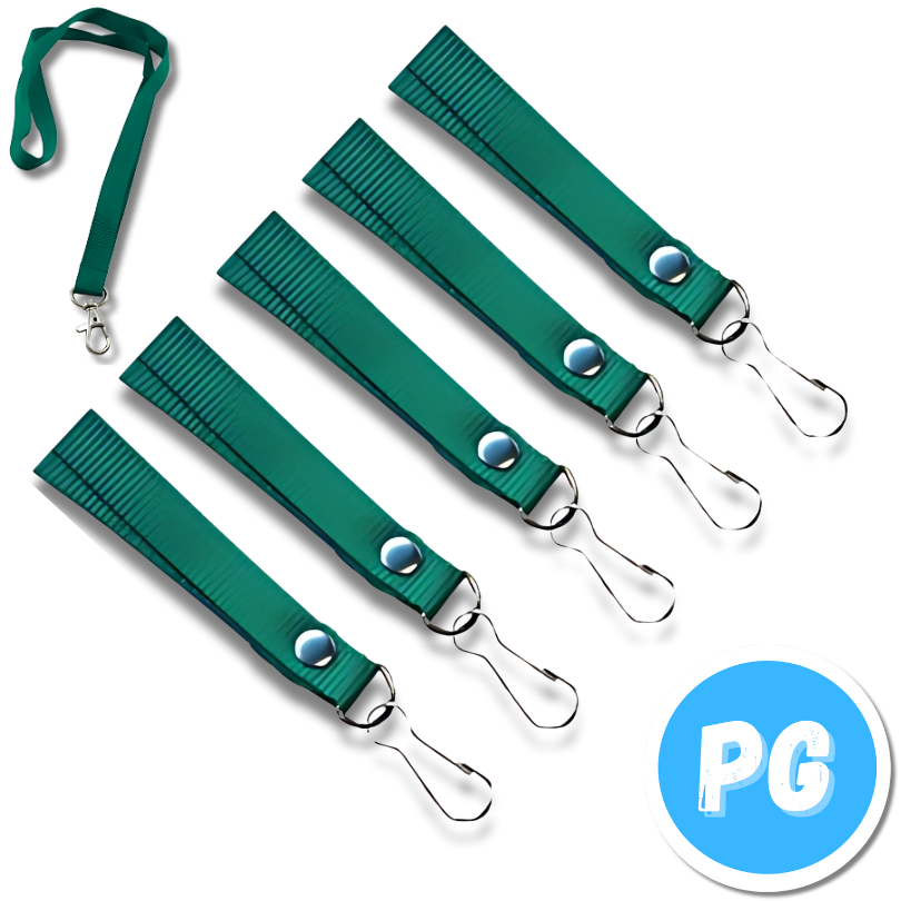 Paquete Cordon Para Carnet Verde X25 Del Mismo Color