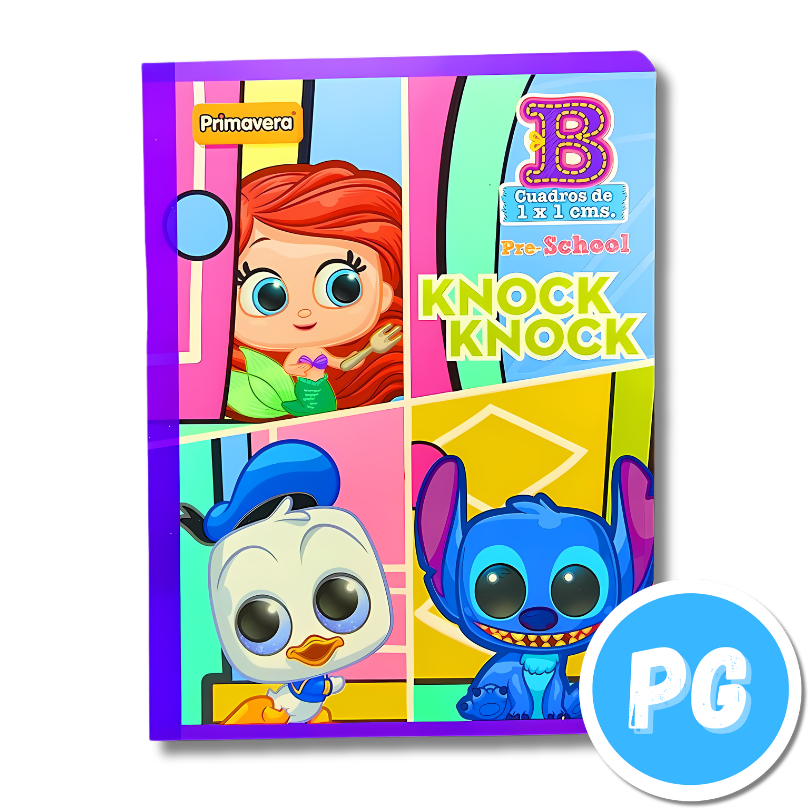 Cuaderno Cosido Primavera 100 Hojas Mi Primer Cuaderno B Motivo Niña Cuadriculado