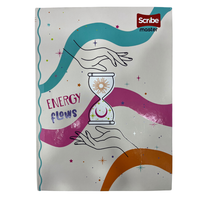 Cuaderno Cosido Scribe Pasta Dura Durabook Motivo Niña 100 Hojas Cuadros - Se Envia Un Motivo Aleatorio