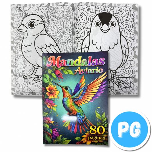 Libro Mándalas Grande 80 Páginas - Motivó Aleatorio