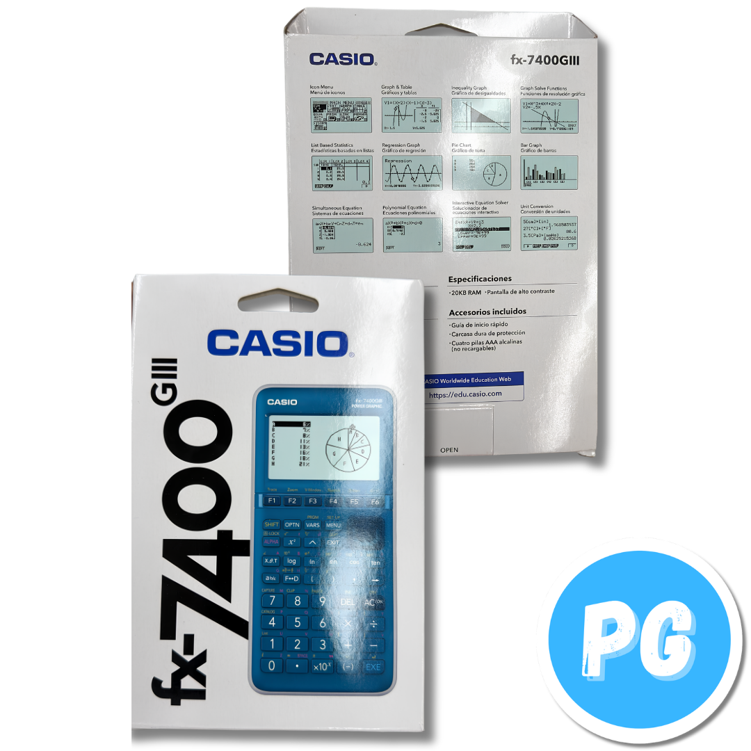 Calculadora Casio Graficadora 7400 - 2100 Funciones