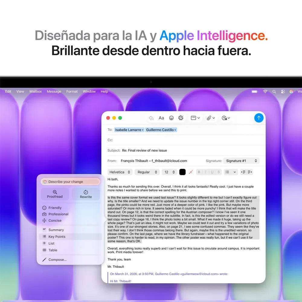 MacBook Neo 13" a18 Pro 8GB RAM 256GB Azul Oscuro sin Touch ID