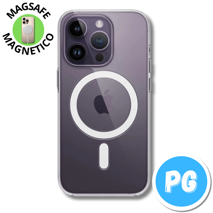 Estuche Space Magsafe Para Iphone 14 Pro Max Transparente (magnetico)