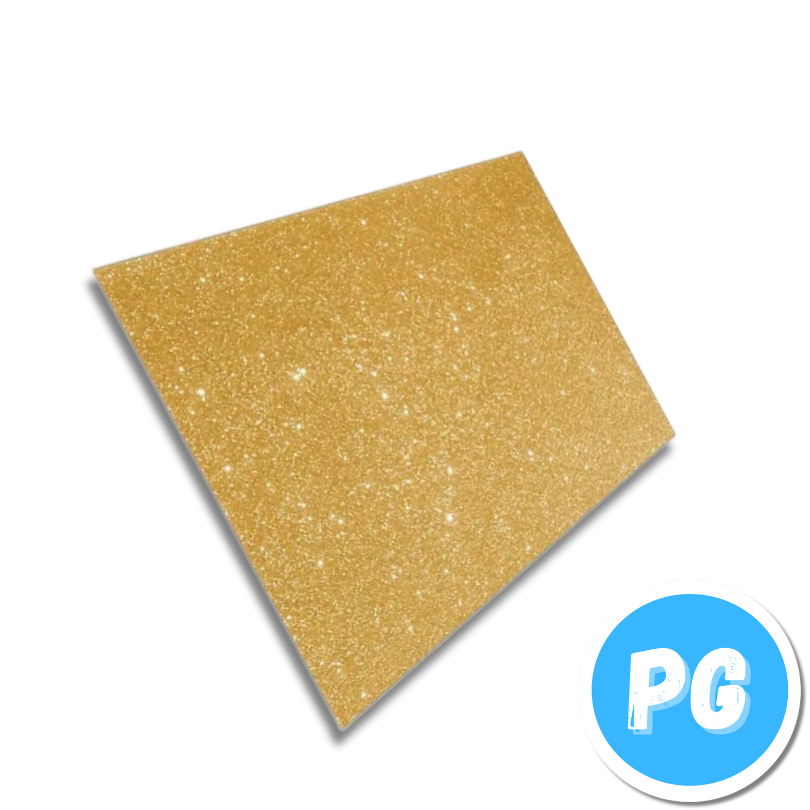 Pliego Fomi Escarchado Amarillo Delgado 70x100 Centimetros