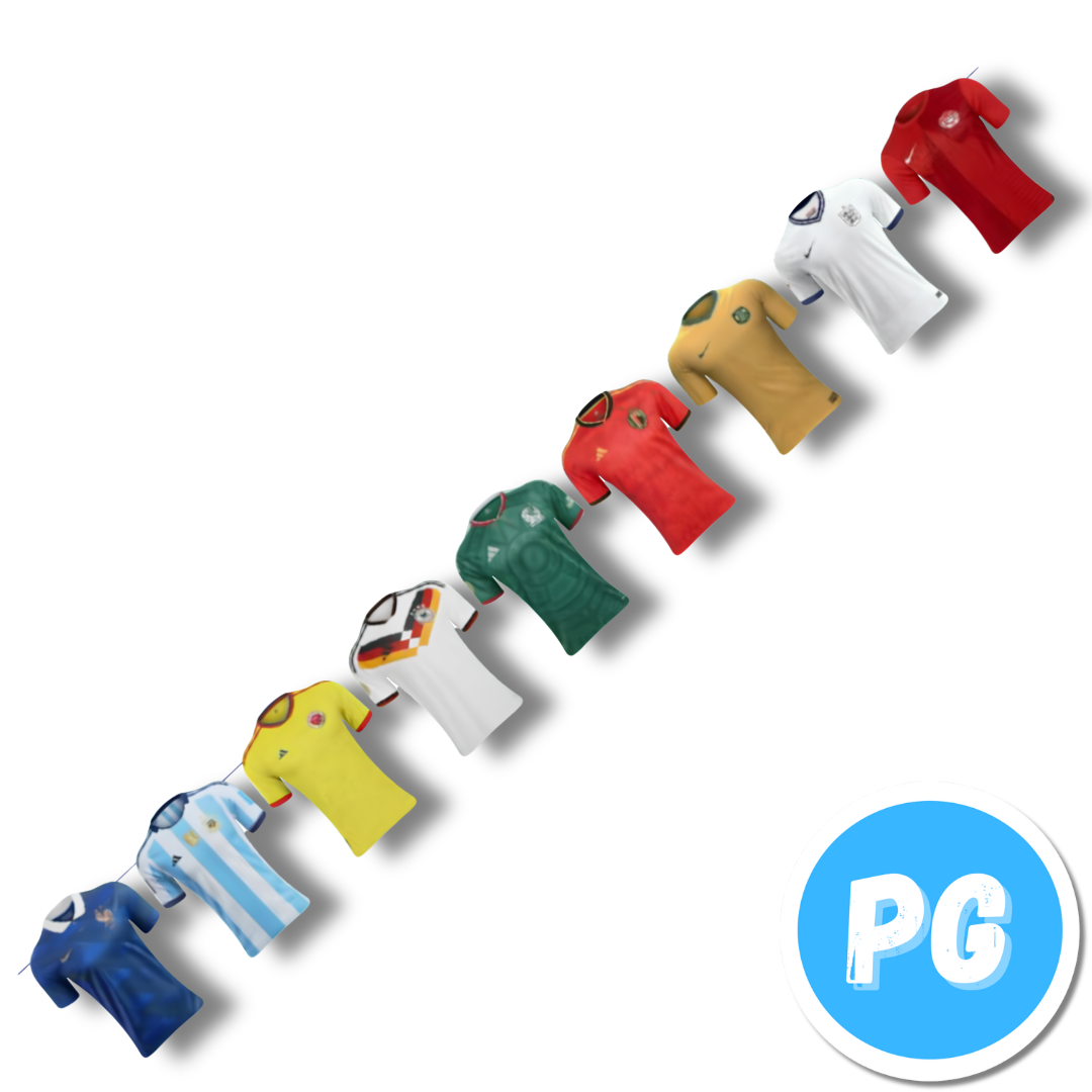 Guirnalda Decoracion 3 Metros Copa Mundial 2026 Equipos Ca03