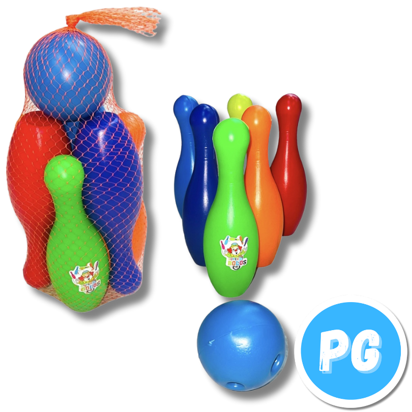 Juego Bolos Plasticos Con Pelota