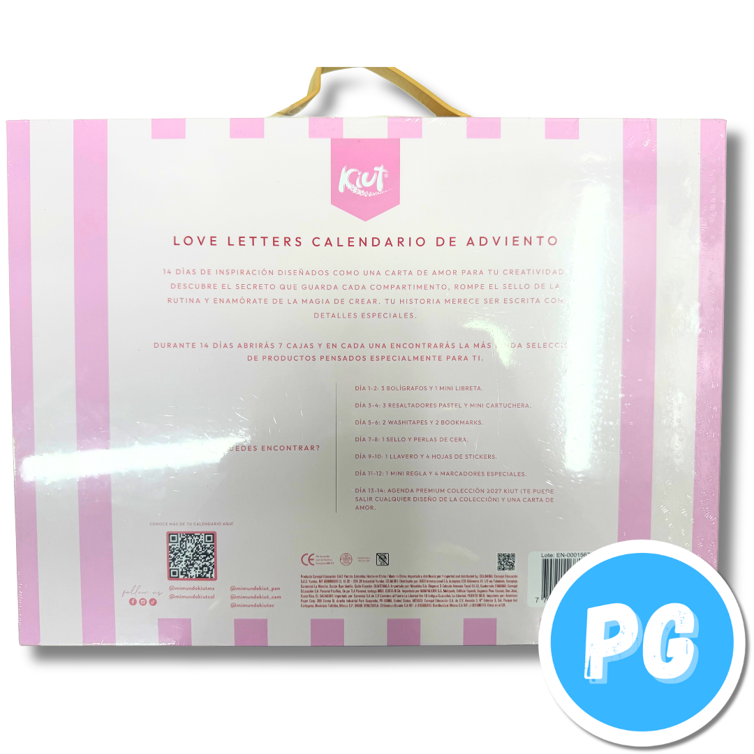 Kit Kiut Calendario Adviento 25 Piezas