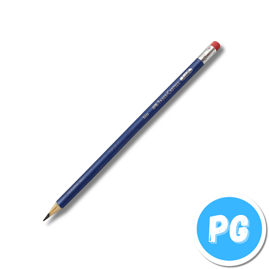 Caja Lapiz Faber Castell Hb #2 X12 Unds Negro Diseño Azul