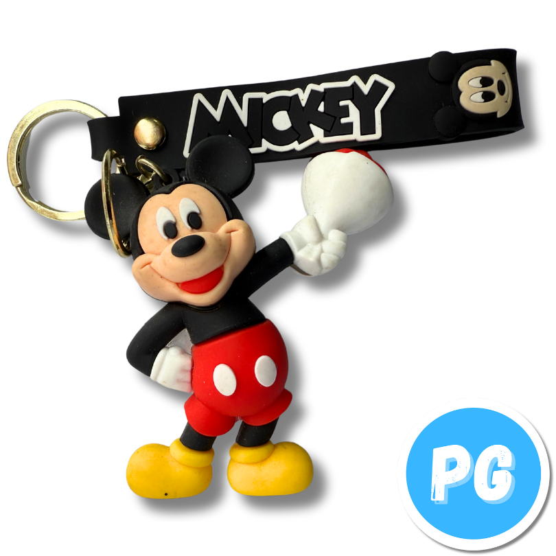 Llavero Muñecos Mediano Mickey Mouse Disney - Se Envia Un Motivo Aleatorio