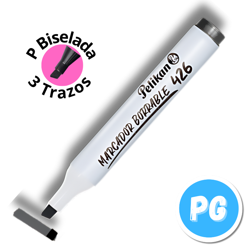 Marcador Pelikan Borrable 426 Unidad Negro