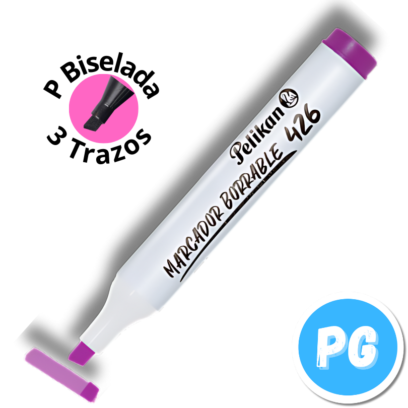Marcador Pelikan Borrable 426 Unidad Fucsia