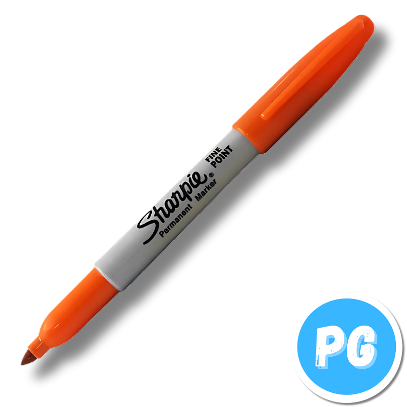 Marcador Sharpie Punta Fina Naranja