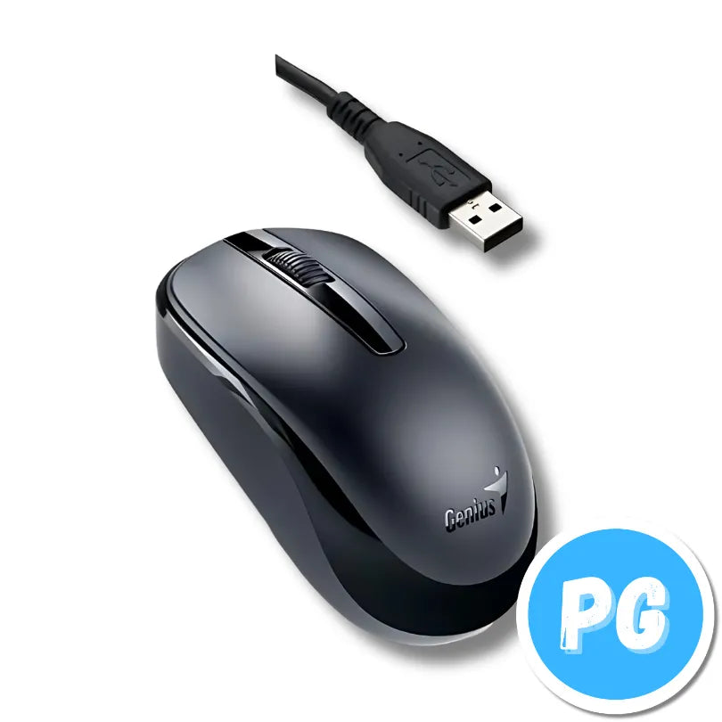 Mouse Genius De Cable Usb-A 2.0 Negro Ref Dx 120n