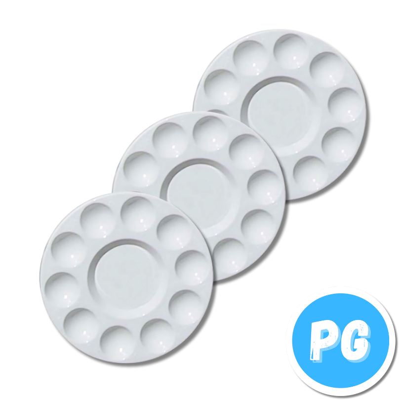 Paleta Plastica Circulo Arte Unidad