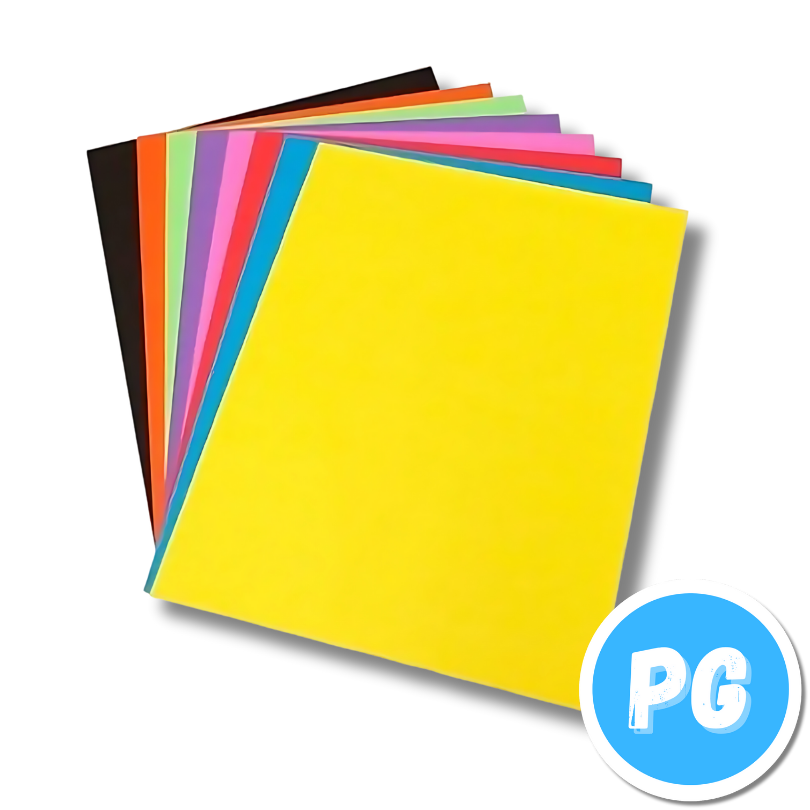 Paquete Carton Paja Amarillo En Octavos X10 Unds