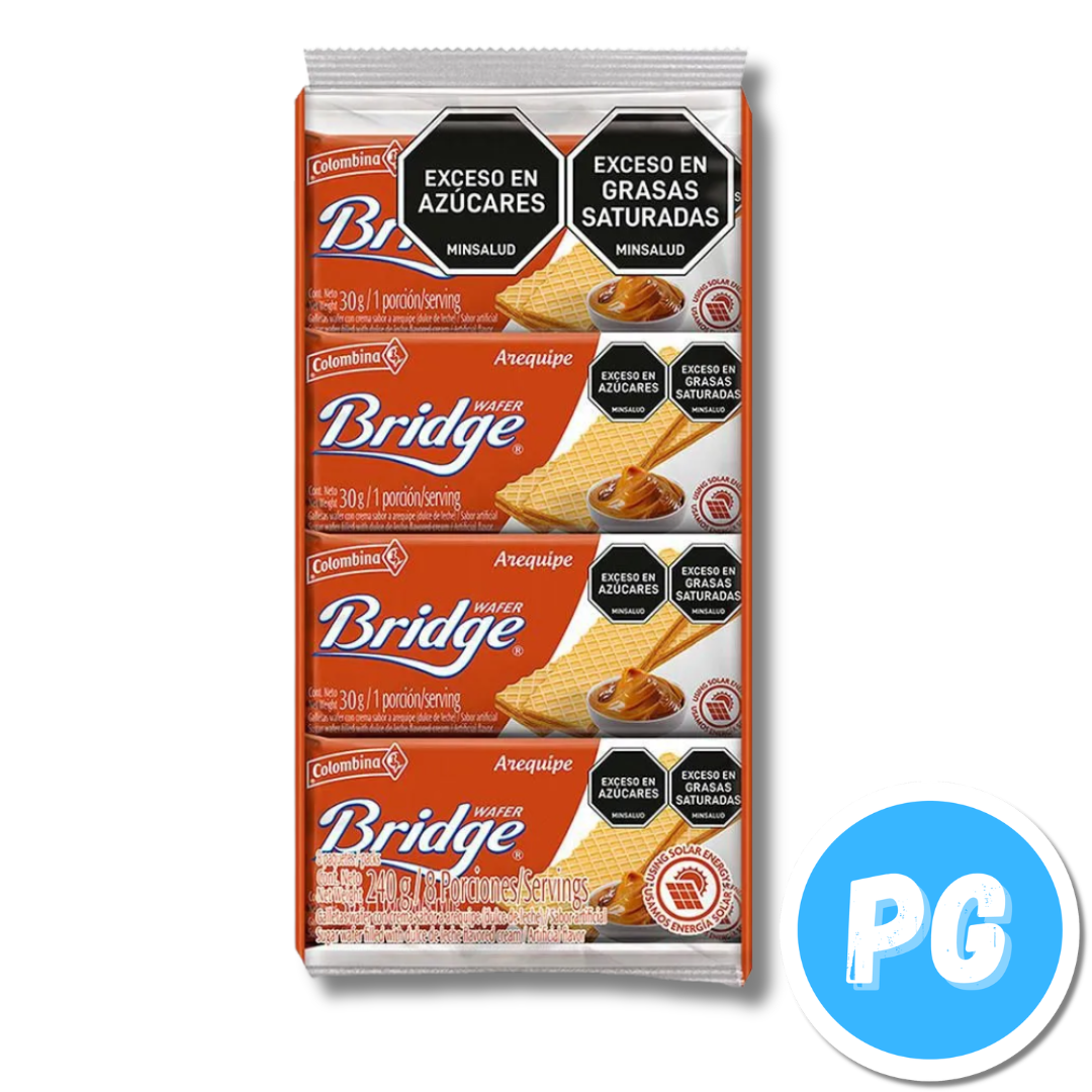 Caja Galletas Bridge x10 Paquetes Arequipe