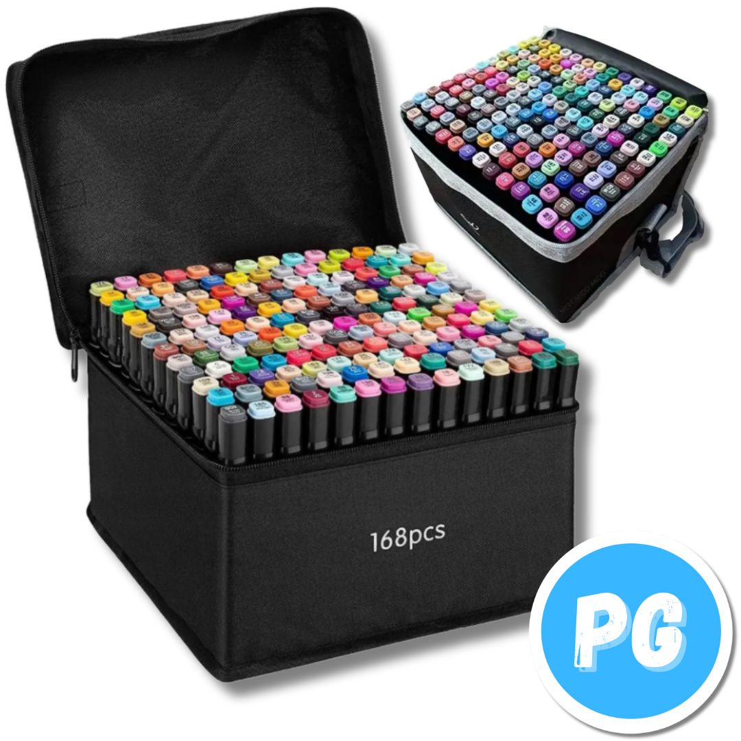 Paquete Marcador Duttu Multitrazo X168 Unds Doblepunta
