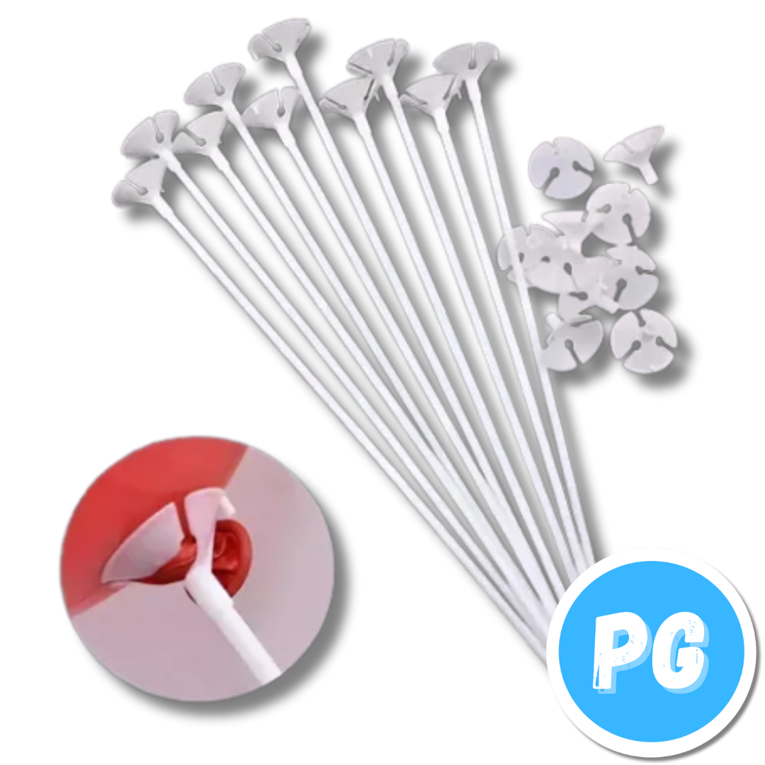 Paquete Palo Bomba Plastico X100 Unds 40 Centimetros