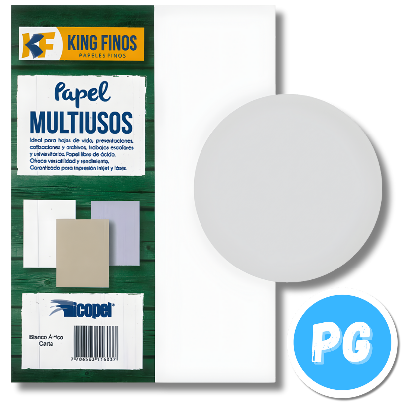 Paquete Papel Kimberly 90 Gramos X100 Unds Carta Blanco Artico