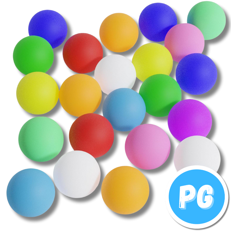 Paquete Pelota Ping Pong De Piñata X50 Unds Surtido