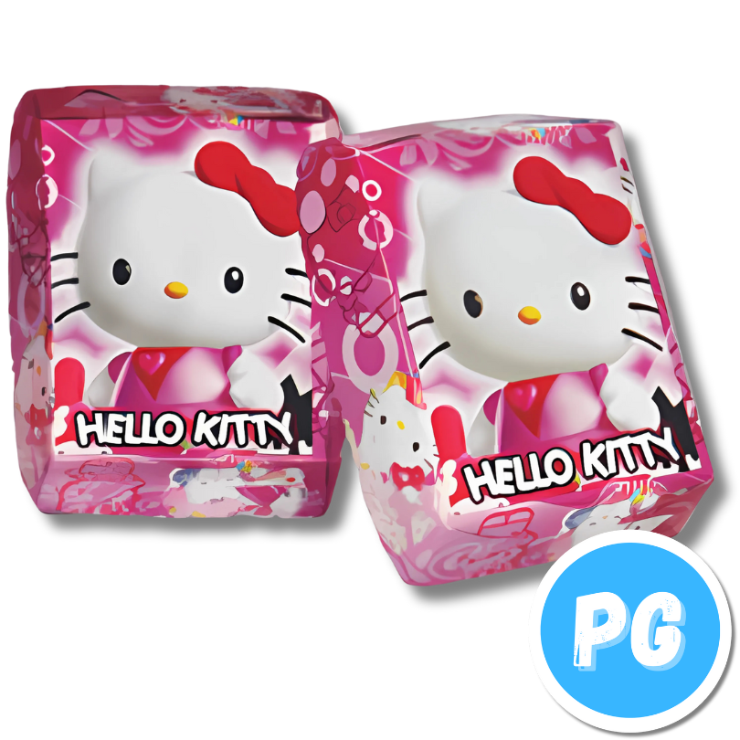 Paquete Plato De Carton Para Torta X12 Unds Hello Kitty