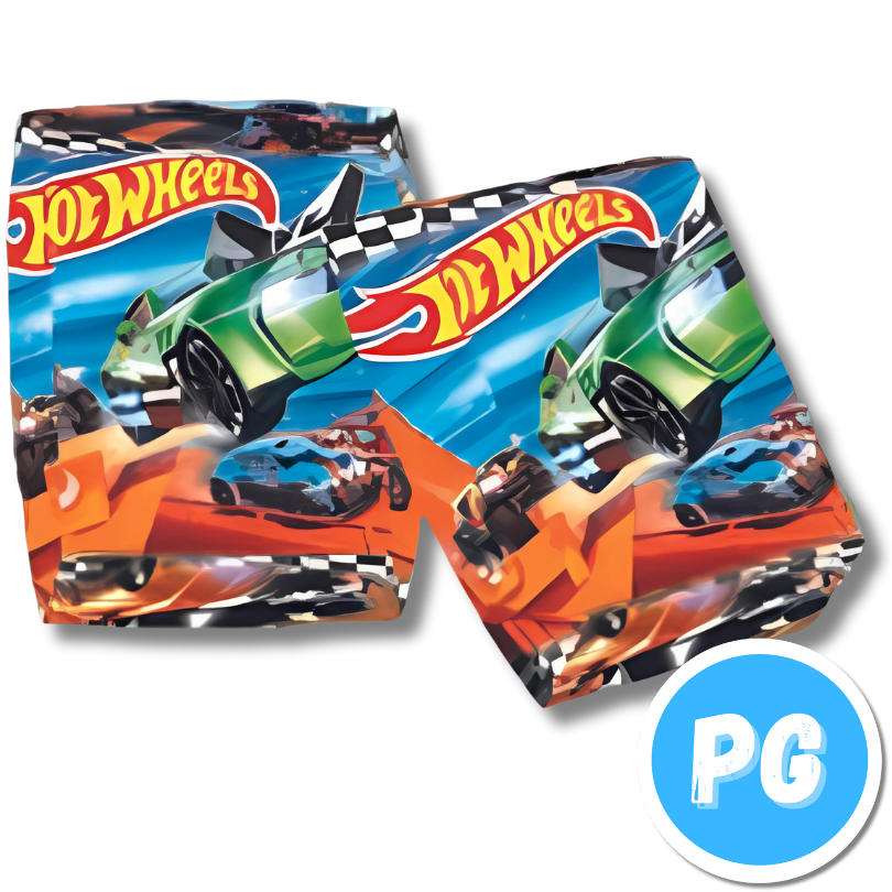 Paquete Plato De Carton Para Torta X12 Unds Hot Wheels