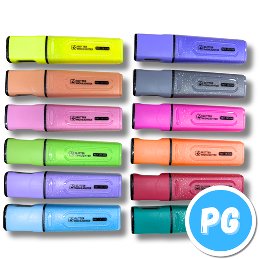 Paquete Resaltador Offiesco 535 X12 Unds Surtido Escarchado