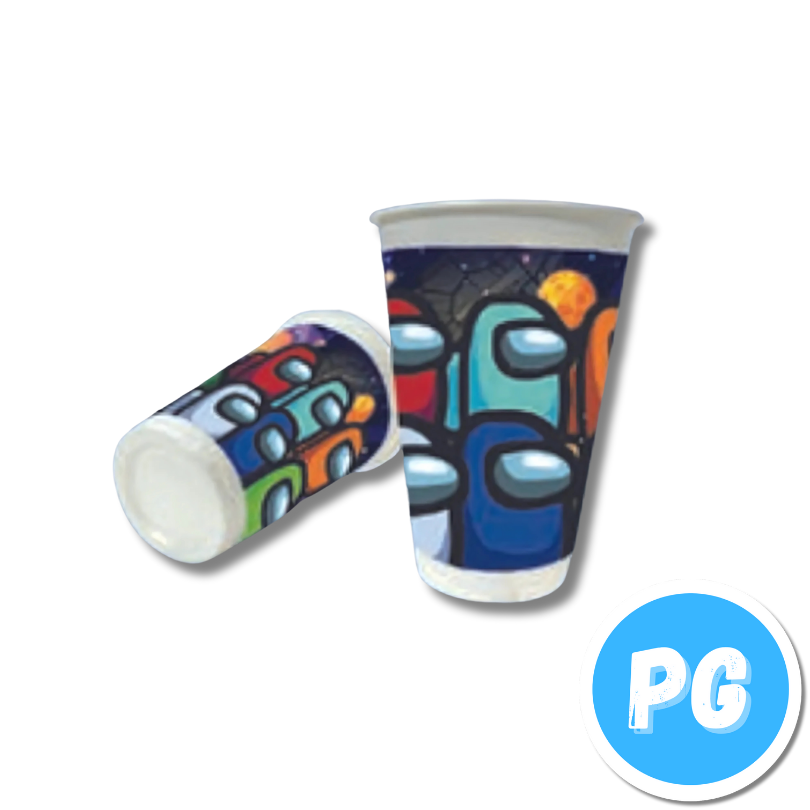 Paquete Vaso Plastico X12 Unds Among Us