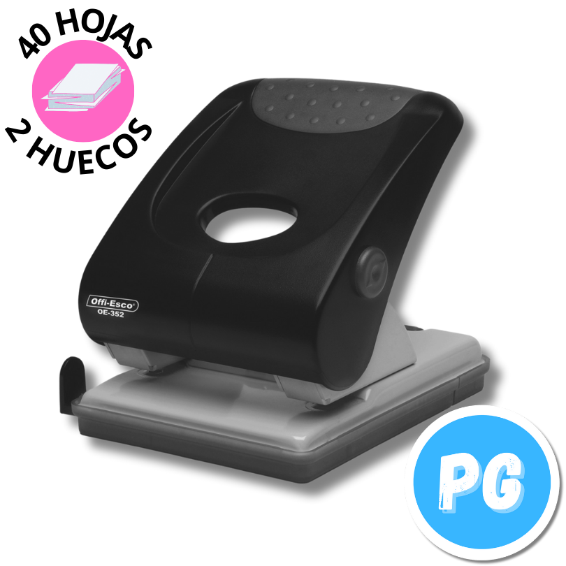 Perforadora Offiesco 352 2 Huecos 40 Hojas Max