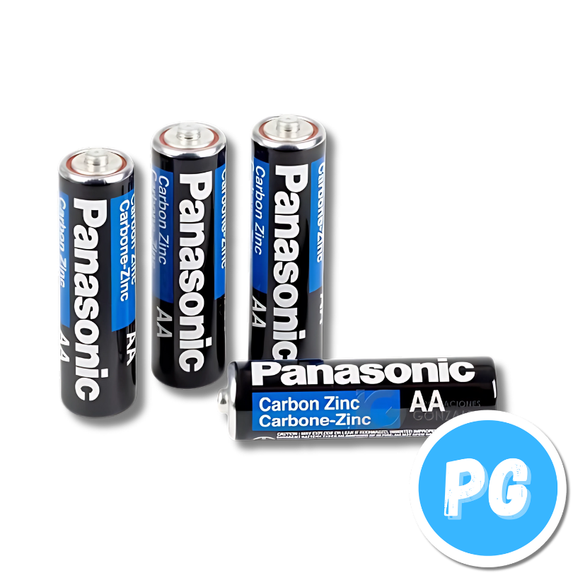 Par De Pila Panasonic Carbon Aa