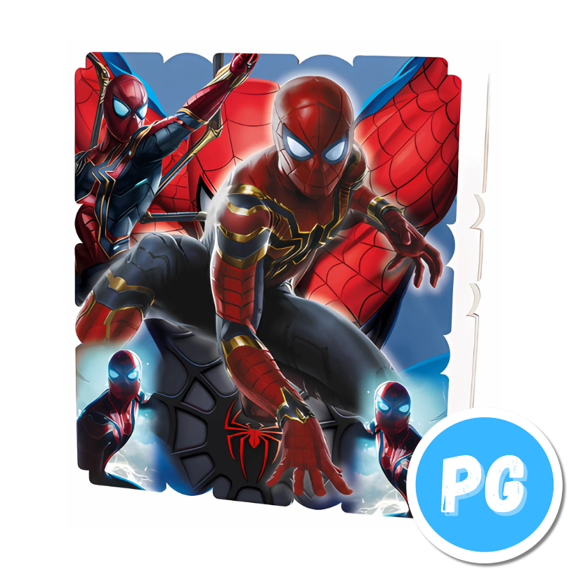 Piñata Icopor Cuadrada Spiderman El Hombre Araña Marvel