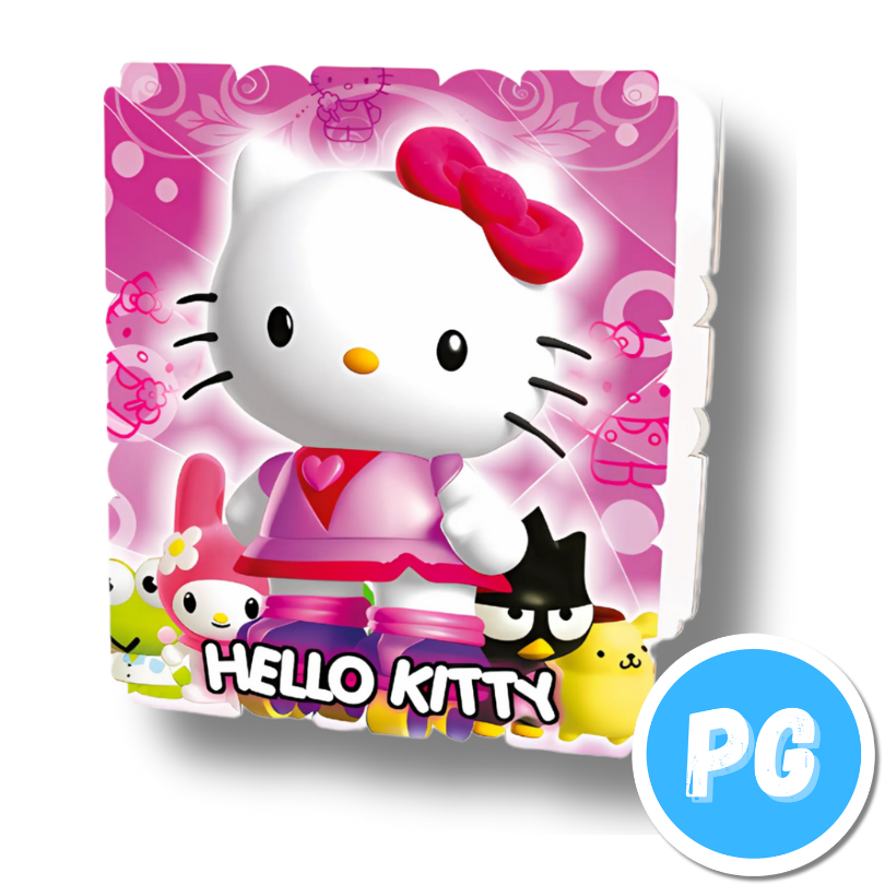 Piñata Icopor Cuadrada Hello Kitty