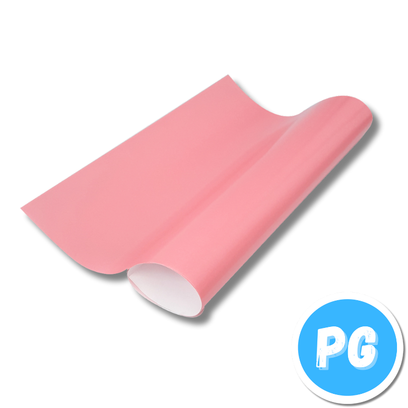 Medio Pliego Papel Silueta Unidad Rosado