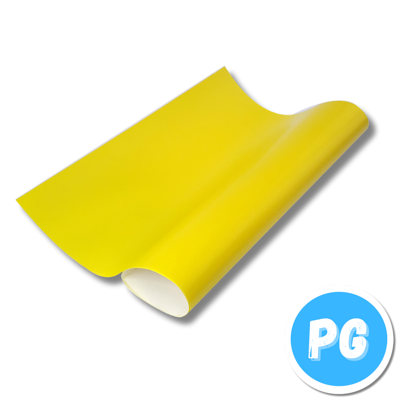 Medio Pliego Papel Silueta Unidad Amarillo
