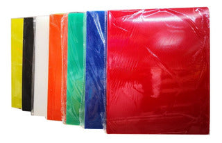 Paquete Policover Plastico X50 Unds Carta Verde
