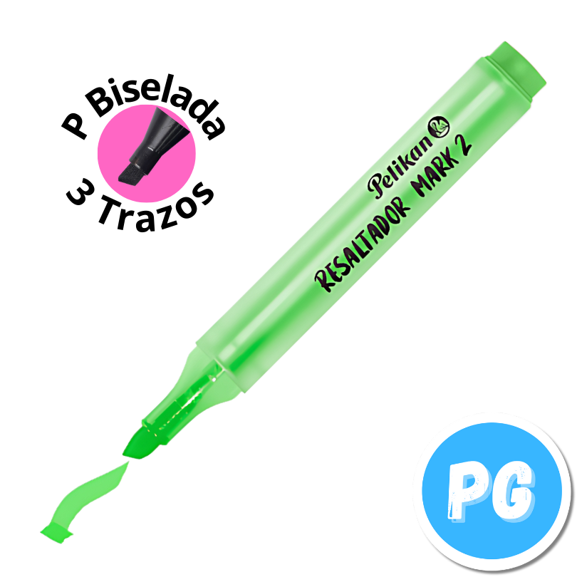 Pelikan Resaltador Verde Mark 2