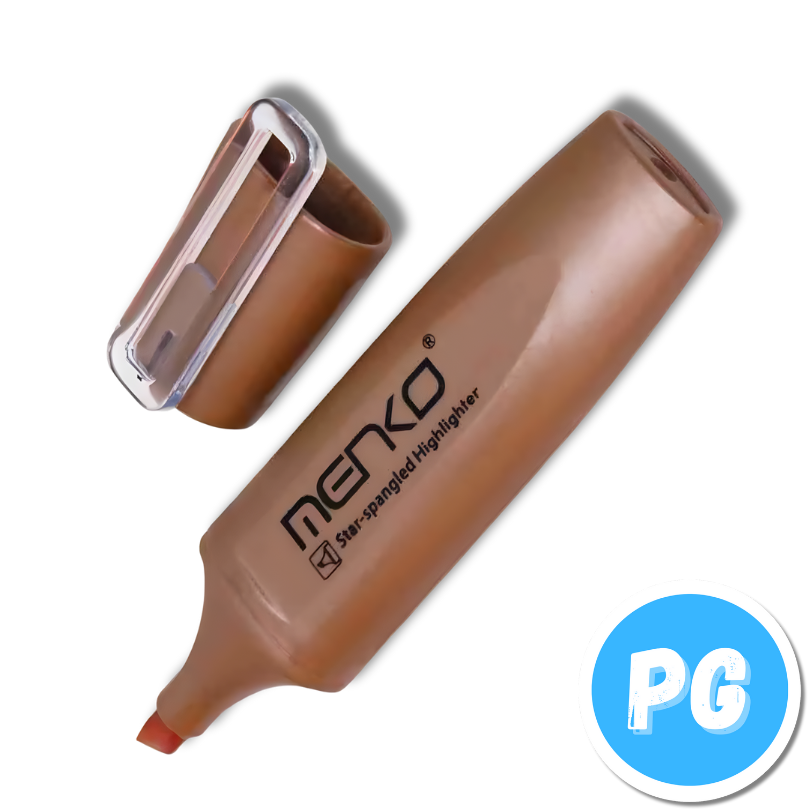 Resaltador Menko Metalizado Bronce