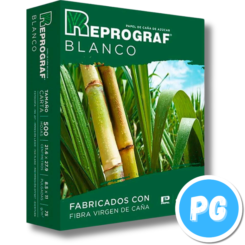 Paquete Resma Reprograf 75 gramos x500 Hojas Carta Blanca
