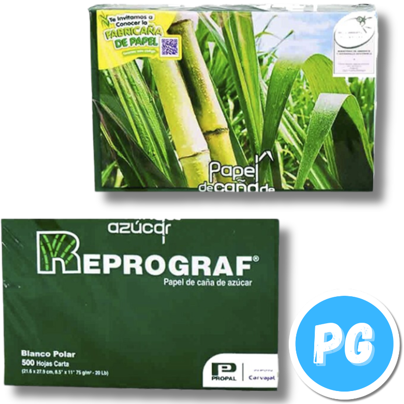 Paquete De Resma De Papel Reprograf X500 Hojas Media Carta Ecologica (resma Carta Cortada En 2)
