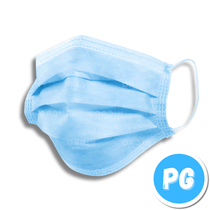 Caja De Tapabocas Desechables X50 Unidades Adulto Azules (cada Uno Con Empaque Individual)